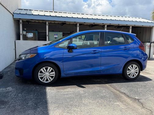 Blue 2017 Honda Fit LX