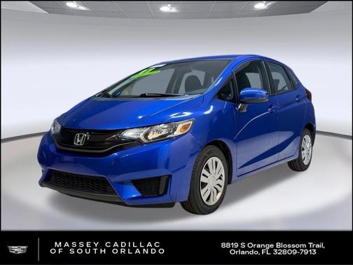 Blue 2017 Honda Fit LX