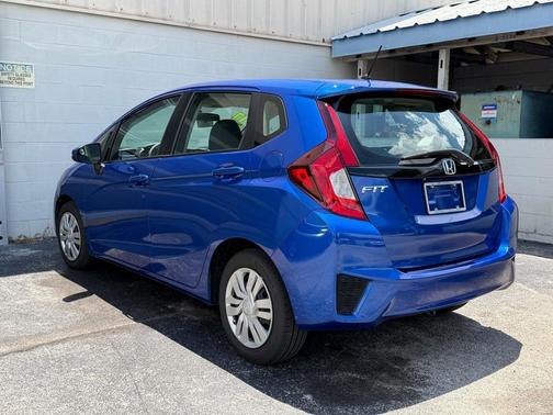 Blue 2017 Honda Fit LX
