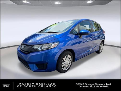 Blue 2017 Honda Fit LX