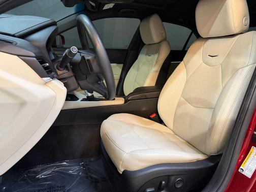 Radiant Red Tintcoat 2023 Cadillac CT4 Premium Luxury