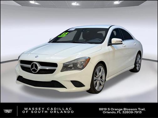 White 2015 Mercedes-Benz CLA-Class Base