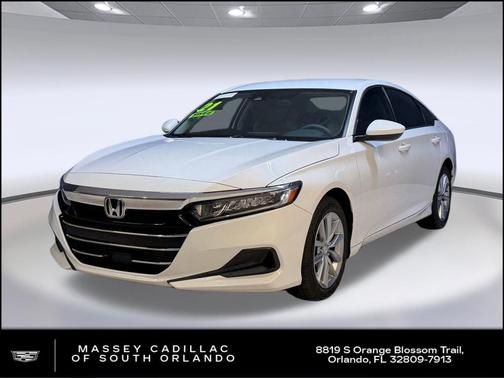 White 2021 Honda Accord LX 1.5T