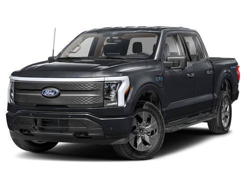 Black 2025 Ford F-150 Lightning Flash
