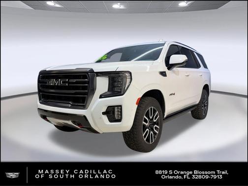 Summit White 2023 GMC Yukon 4WD AT4