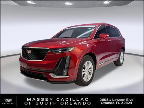 Radiant Red Tintcoat 2024 Cadillac XT6 Luxury FWD