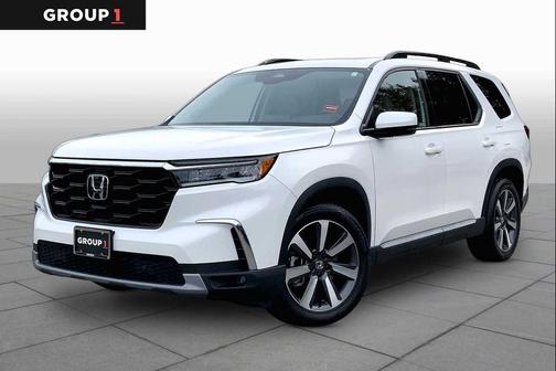 Platinum White Pearl 2025 Honda Pilot Touring 8-Passenger