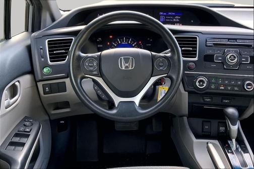 Alabaster Silver Metallic 2015 Honda Civic LX
