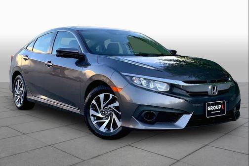 Modern Steel Metallic 2018 Honda Civic EX