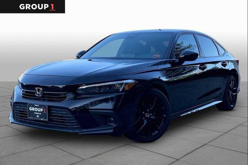 Crystal Black Pearl 2023 Honda Civic Sport