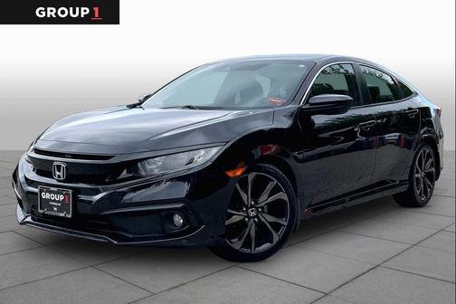 Crystal Black Pearl 2019 Honda Civic Sport