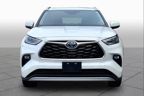 Blizzard Pearl 2021 Toyota Highlander Hybrid Platinum