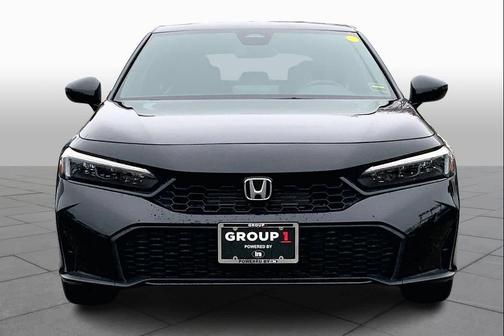 Crystal Black Pearl 2025 Honda Civic Hybrid Sport
