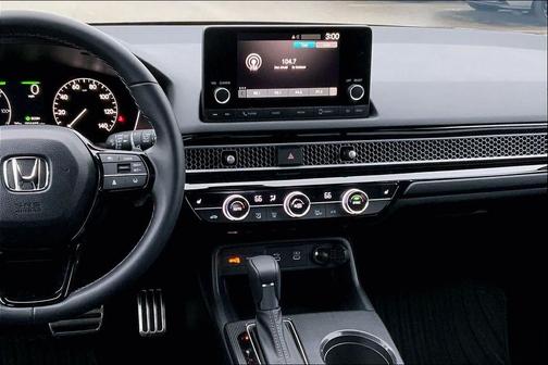 Crystal Black Pearl 2025 Honda Civic Hybrid Sport