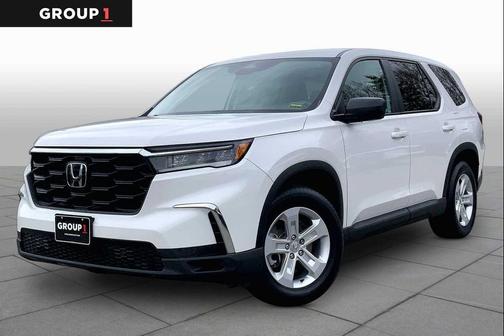 Platinum White Pearl 2023 Honda Pilot AWD LX