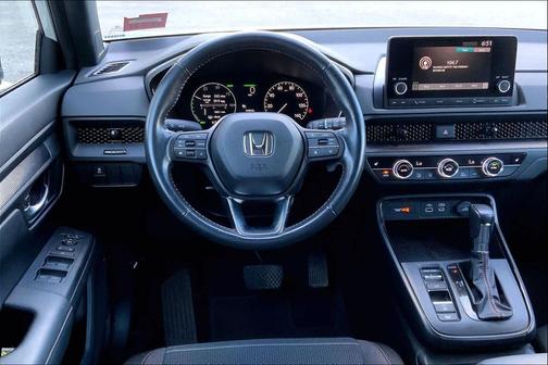 Platinum White Pearl 2024 Honda CR-V Hybrid Sport AWD