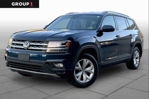 Tourmaline Blue Metallic 2018 Volkswagen Atlas 3.6L SE