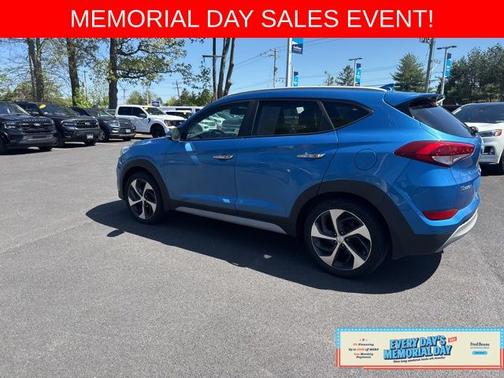 Caribbean Blue 2018 Hyundai TUCSON LIMITED