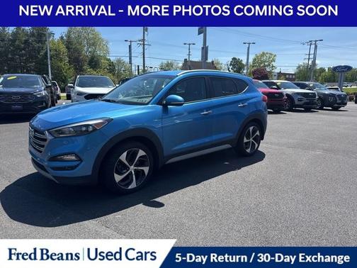 Caribbean Blue 2018 Hyundai TUCSON LIMITED