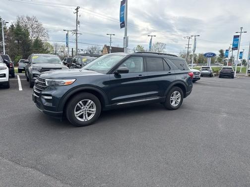 STONE BLUE METALLIC 2022 Ford Explorer XLT