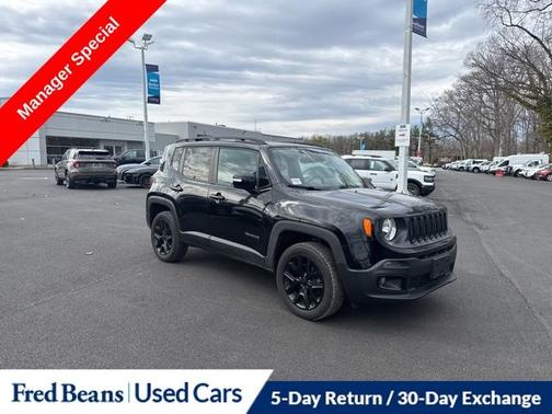 Black 2017 Jeep Renegade LATITUDE