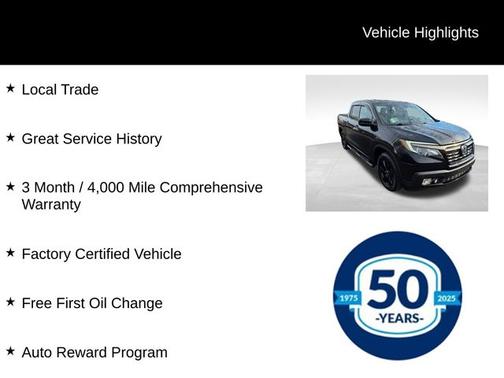 2017 Honda Ridgeline BLACK EDITION