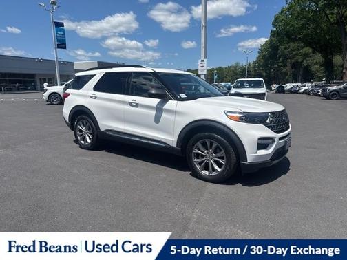 STAR WHITE MET TRI-COAT 2022 Ford Explorer XLT