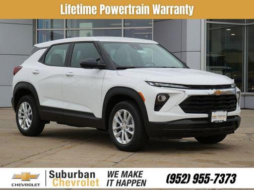 Summit White 2026 Chevrolet Trailblazer LS