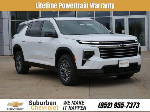 Summit White 2026 Chevrolet Traverse LT