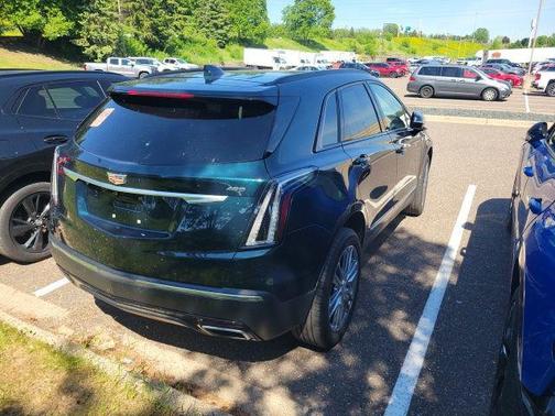 Emerald Lake Metallic 2024 Cadillac XT5 Sport