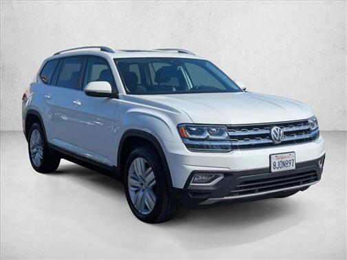 Pure White 2019 Volkswagen Atlas 3.6L SEL
