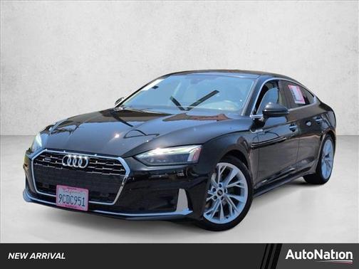 Brilliant Black 2022 Audi A5 Sportback Premium Plus