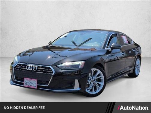 Brilliant Black 2022 Audi A5 Sportback Premium Plus