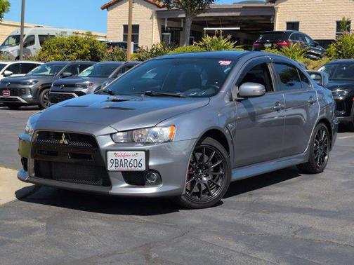 Silver/Gray 2015 Mitsubishi Lancer Evolution Final Edition