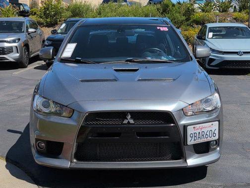 Silver/Gray 2015 Mitsubishi Lancer Evolution Final Edition