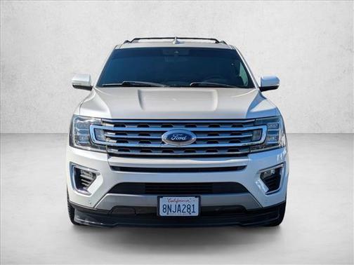 White Platinum Metallic Tri-Coat 2019 Ford Expedition Limited