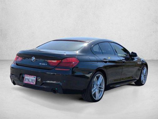 Black 2017 BMW 640 Gran Coupe 640i