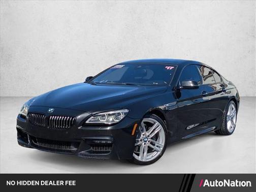 Black 2017 BMW 640 Gran Coupe 640i