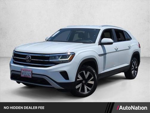 Pure White 2023 Volkswagen Atlas Cross Sport 2.0T SE