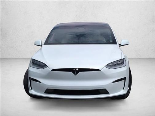 Pearl White Multi-Coat 2023 Tesla Model X Standard Range