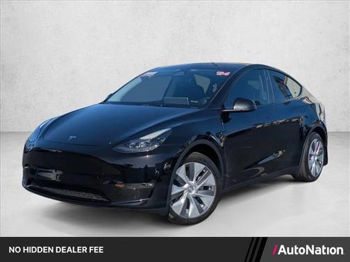 Solid Black 2024 Tesla Model Y Long Range Dual Motor All-Wheel Drive