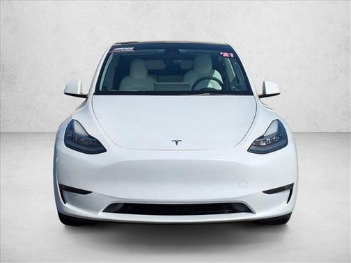 Pearl White Multi-Coat 2021 Tesla Model Y Long Range Dual Motor All-Wheel Drive