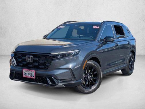 Crystal Black Pearl 2024 Honda CR-V Hybrid Sport FWD
