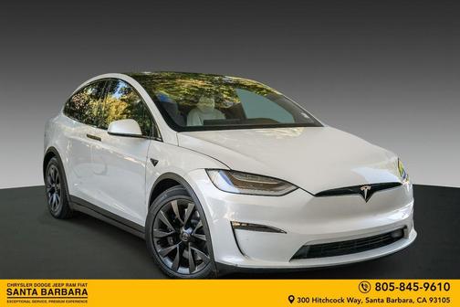 Pearl White Multi-Coat 2022 Tesla Model X Dual Motor All-Wheel Drive