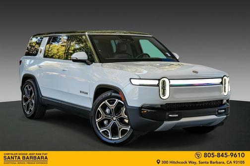 Glacier White 2025 Rivian R1S Adventure Dual Motor Large Pack