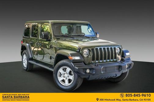 Sarge Green Clearcoat 2022 Jeep Wrangler Unlimited Sport