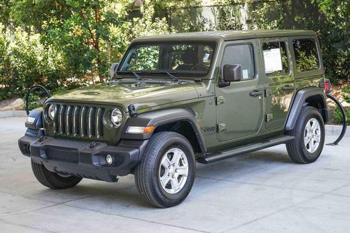 Sarge Green Clearcoat 2022 Jeep Wrangler Unlimited Sport