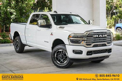 Bright White Clearcoat 2026 RAM 2500 Laramie Crew Cab 4x4 6'4' Box