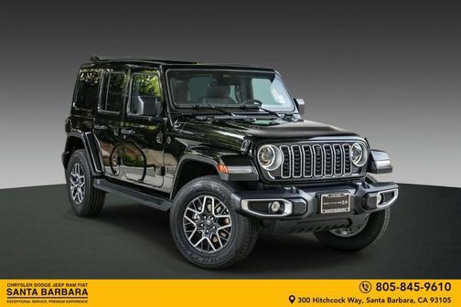 black clearcoat 2026 Jeep Wrangler 4-Door Sahara 4x4