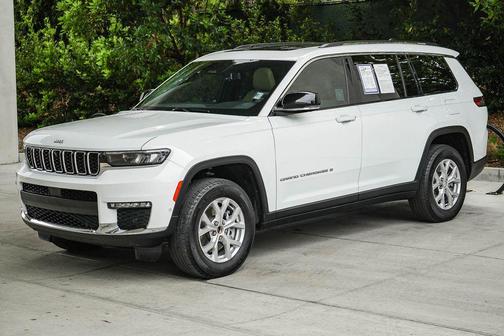 Bright White Clearcoat 2023 Jeep Grand Cherokee L Limited